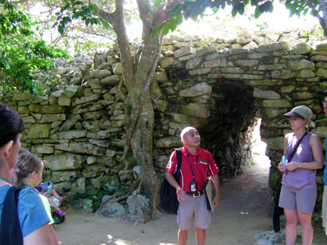 Rock Wall Tulum Ruins Riviera Maya Mexico Vacation This rock wall is the original barrier around the ancient city of Tulum