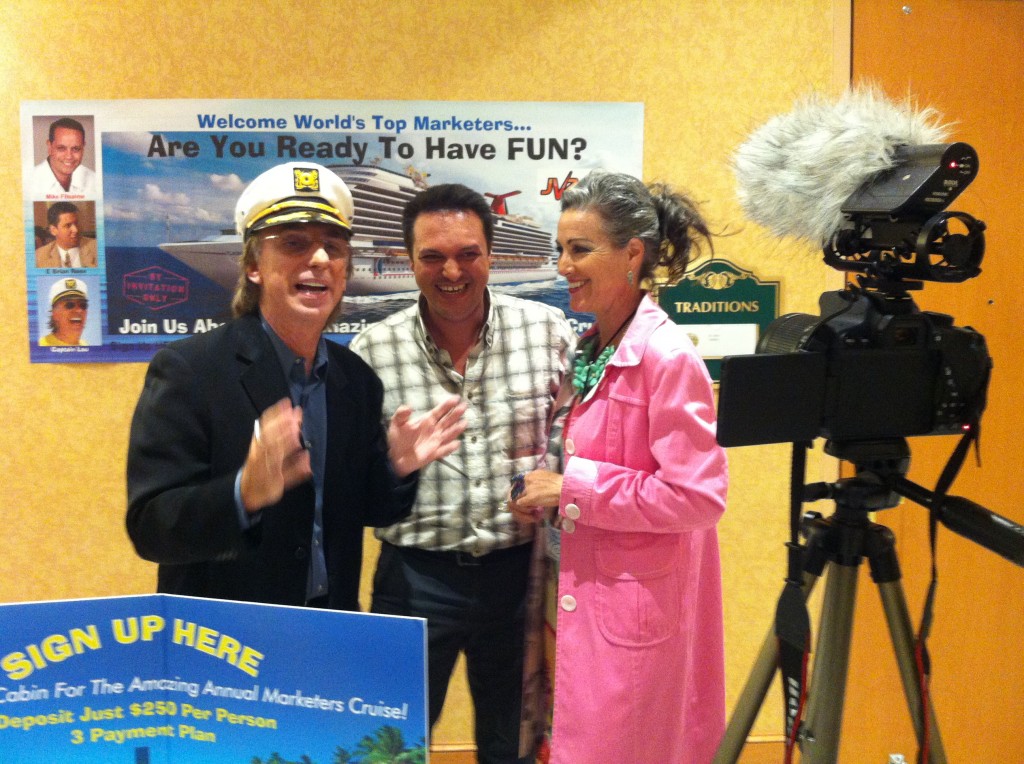 The generous Captian Lou, co-creator (with Mike Filsaime) of the Marketers Cruise, now known as the JVZoo Cruise